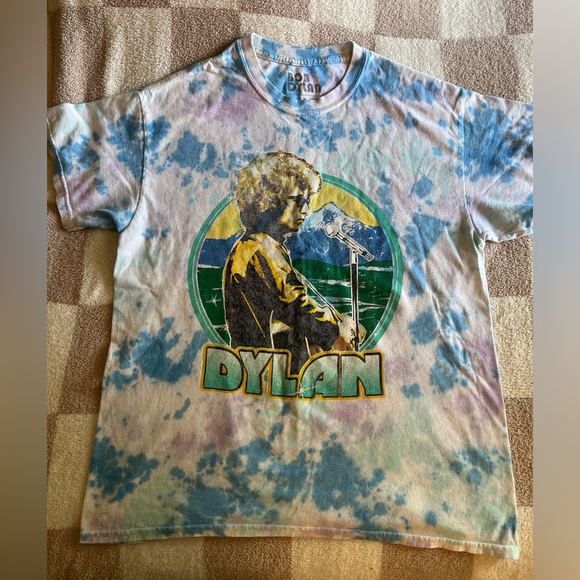 Bob Dylan Tie Die T Shirt - Picture 2 of 4